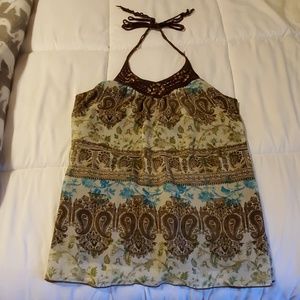 Super cute halter top!